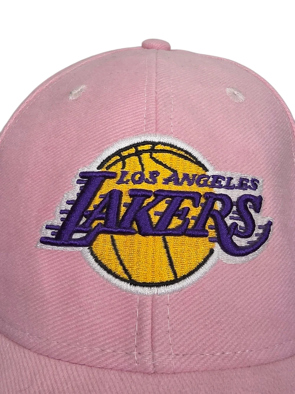 Adidas Los Angeles Lakers Womens Pink Strapback NBA Hat Cap New